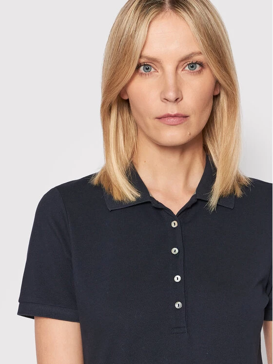 Geox Γυναίκες Μπλούζες Polo Polo Sustainable W2510B T2649 F4386 Σκούρο μπλε Regular Fit Σκούρο μπλε 6 Geox Γυναίκες Μπλούζες Polo Polo Sustainable W2510B T2649 F4386 Σκούρο μπλε Regular Fit Σκούρο μπλε - Image 4