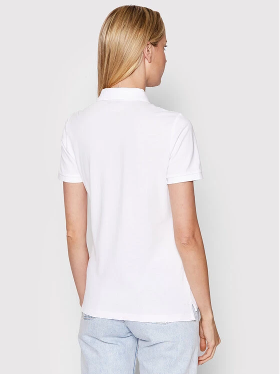 Geox Γυναίκες Μπλούζες Polo Polo Sustainable W2510B-T2649 F1492 Λευκό Regular Fit Λευκό 4 Geox Γυναίκες Μπλούζες Polo Polo Sustainable W2510B-T2649 F1492 Λευκό Regular Fit Λευκό - Image 3