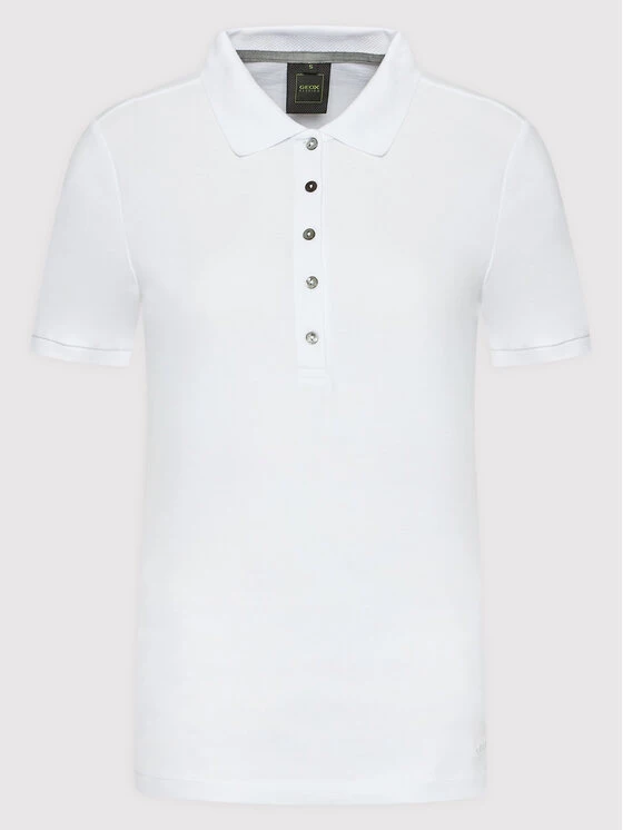 Geox Γυναίκες Μπλούζες Polo Polo Sustainable W2510B-T2649 F1492 Λευκό Regular Fit Λευκό 6 Geox Γυναίκες Μπλούζες Polo Polo Sustainable W2510B-T2649 F1492 Λευκό Regular Fit Λευκό - Image 5