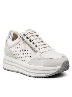 Geox Γυναίκες Αθλητικά D Kency B D25QHB 08522 C1002 Λευκό Λευκό