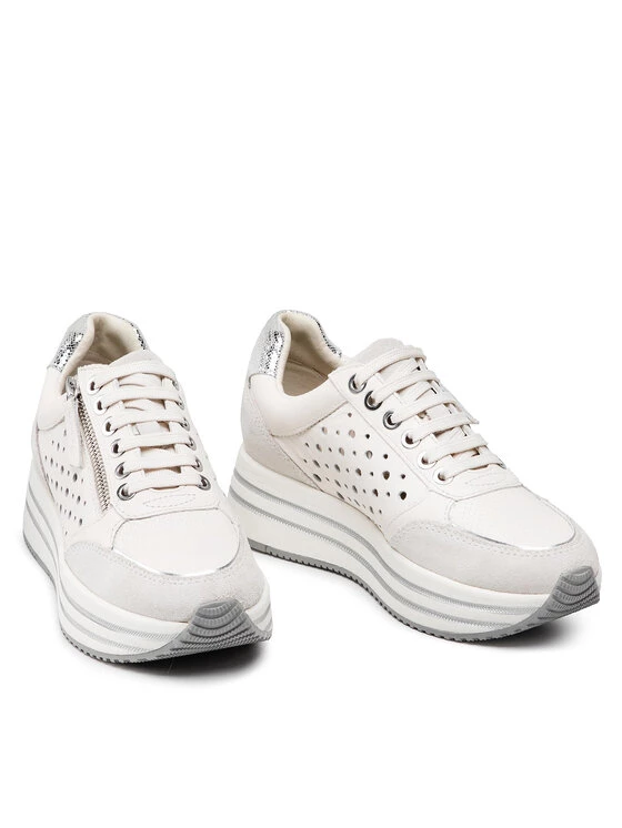 Geox Γυναίκες Αθλητικά D Kency B D25QHB 08522 C1002 Λευκό Λευκό 7 Geox Γυναίκες Αθλητικά D Kency B D25QHB 08522 C1002 Λευκό Λευκό - Image 5