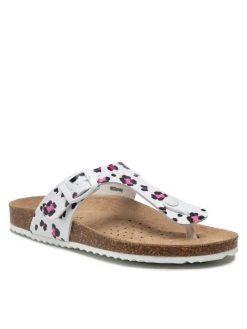 Geox Γυναίκες Σαγιονάρες D Brionia P D25LSP 00004 C1000 Λευκό Λευκό