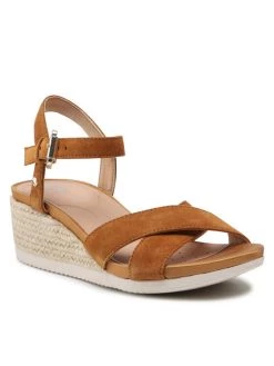 Geox Γυναίκες Εσπαντρίγιες D Ischia Corda C D02HHC 00022 C2021 Καφέ Καφέ