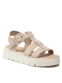 Geox Γυναίκες Σανδάλια D Dandra 40 F D25SCF 00022 C6738 Μπεζ Μπεζ