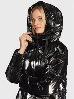 Geox Γυναίκες Χειμωνιάτικα Μπουφάν Μπουφάν πουπουλένιο Teoclea W2628V T2959 F9000 Μαύρο Regular Fit Μαύρο -Συμφωνίες Geox Κατάστημα unnamed file 44