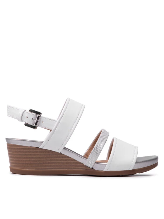 Geox Γυναίκες Σανδάλια D Marykarmen B D258QB 0BC6P C0007 Λευκό Λευκό 4 Geox Γυναίκες Σανδάλια D Marykarmen B D258QB 0BC6P C0007 Λευκό Λευκό - Image 2