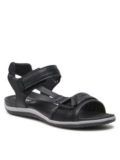 Geox Γυναίκες Σανδάλια D S.Vega B D25R6B 0BC14 C9999 Μαύρο Μαύρο