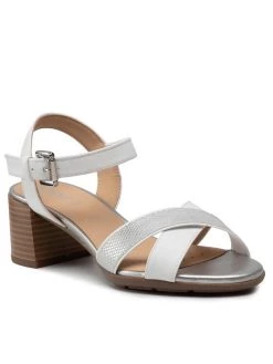 Geox Γυναίκες Σανδάλια D Marykarmen M.S. F D25CWF 0BC6P C0007 Λευκό Λευκό