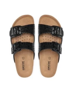 Geox Γυναίκες Παντόφλες D Brionia A D15LSA 000VI C9999 Μαύρο Μαύρο -Συμφωνίες Geox Κατάστημα unnamed file 4530