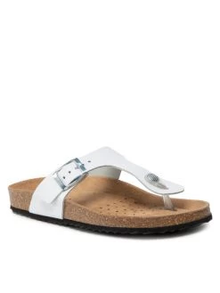 Geox Γυναίκες Σαγιονάρες D Brionia B D15LSB 0003C C1000 Λευκό Λευκό