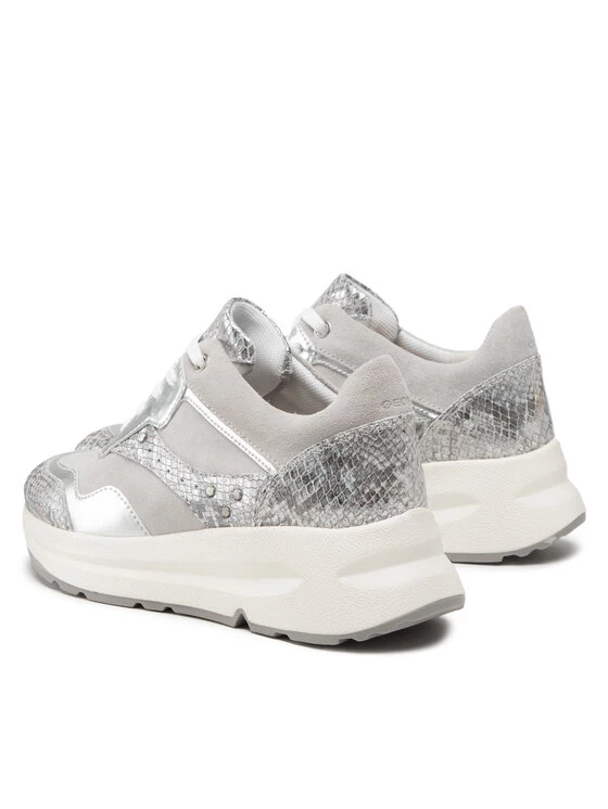 Geox Γυναίκες Αθλητικά D Backsie A D25FLA-022RY C1355 Γκρι Γκρι 5 Geox Γυναίκες Αθλητικά D Backsie A D25FLA-022RY C1355 Γκρι Γκρι - Image 3