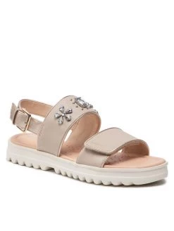 Geox Γυναίκες Σανδάλια J S.Coralie G.C J026EC 0BCHI C5000 S Μπεζ Μπεζ