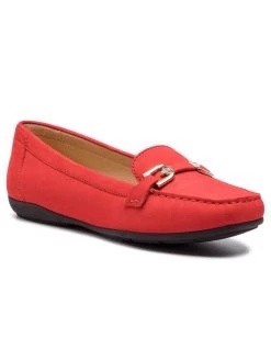 Geox Γυναίκες Κλειστά Παπούτσια Μοκασίνια D Annytah Moc A D84BMA 00032 C7452 Κόκκινο Κόκκινο