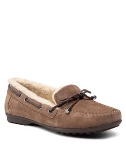 Geox Γυναίκες Κλειστά Παπούτσια Μοκασίνια D Elidia B D162TB 022BC C5269 Καφέ Καφέ