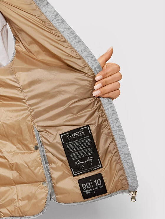 Geox Γυναίκες Γιλέκα Γιλέκο Jaysen W2525B T2891 F1630 Ασημί Regular Fit Ασημί 8 Geox Γυναίκες Γιλέκα Γιλέκο Jaysen W2525B T2891 F1630 Ασημί Regular Fit Ασημί - Image 6