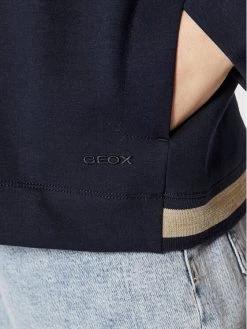 Geox Γυναίκες Μπλούζες Χωρίς Φερμουάρ Μπλούζα Solid C W2510K T2928 F4386 Σκούρο μπλε Relaxed Fit Σκούρο μπλε -Συμφωνίες Geox Κατάστημα unnamed file 637