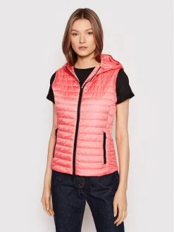 Geox Γυναίκες Γιλέκα Γιλέκο Ascythia Vest W2523C T2920 F8296 Ροζ Regular Fit Ροζ